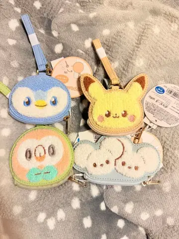 포켓 피스 얼굴 사가라 미니 파우치 세트
