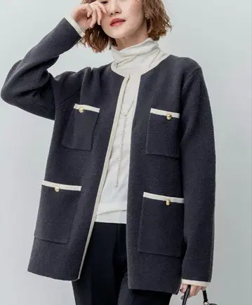 미니 부클레 니트 자켓 / 23구