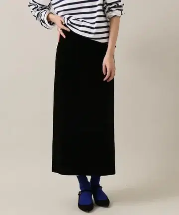 IENA 코듀로이 저지 스커트