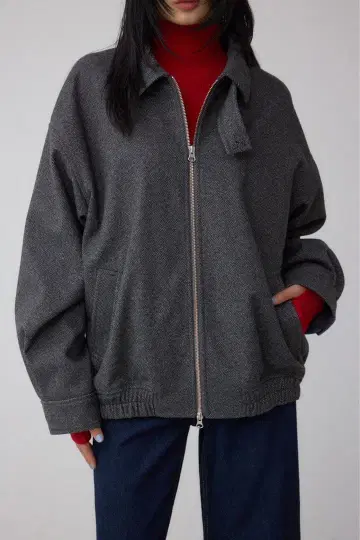 2WAY 지퍼 블루종