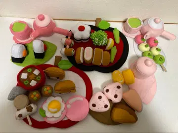 펠트 소꿉놀이 음식 장난감 세트