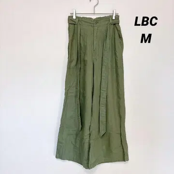 LBC 마 혼방 와이드 팬츠 M 그린