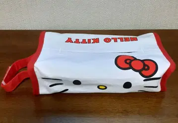 새상품 헬로키티 티슈 케이스 커버 걸이형 차량용 산리오