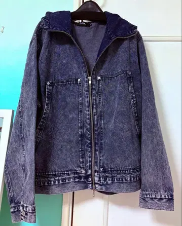 AZUL BY MOUSSY 와이드 더블 포켓 블루종