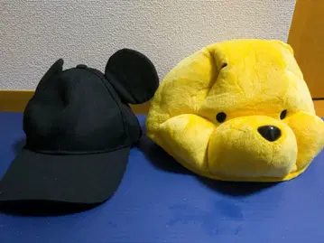 미키마우스와 곰돌이 푸 모자 세트