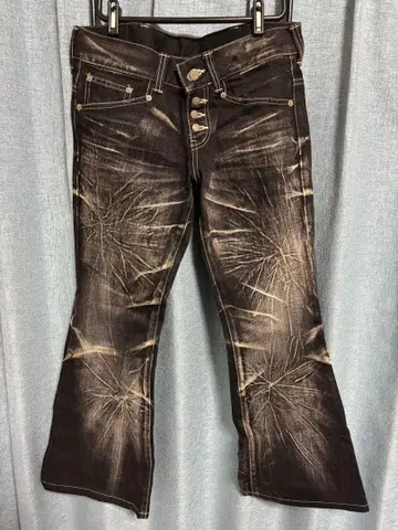 TORNADO MART 부츠컷 데님 S 블랙