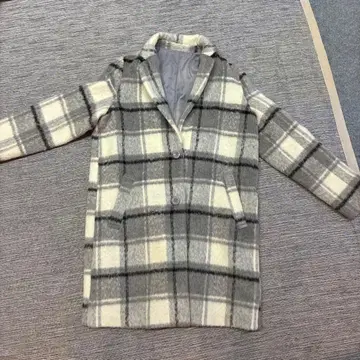 RayCas 체스터 코트 M 사이즈 체크 무늬