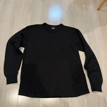 THE NORTH FACE 블랙 긴팔 티셔츠 L