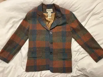 [ Eddie Bauer ] 테일러드 자켓 체크 무늬