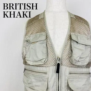 BRITISH KHAKI 낚시용 조끼 베이지