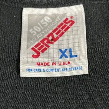 90s USA제 저지 무지t 페인트 튄 페이드 XL 티셔츠