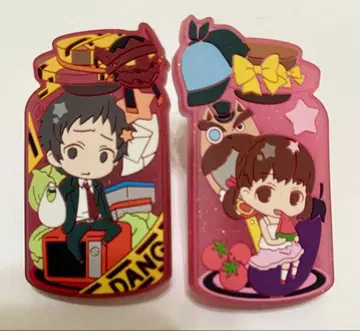 페르소나 4 아다치 토오루 도지마 나나코 러버 클립 2개 세트