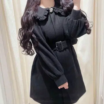 evelyn 옷깃 비쥬 코트