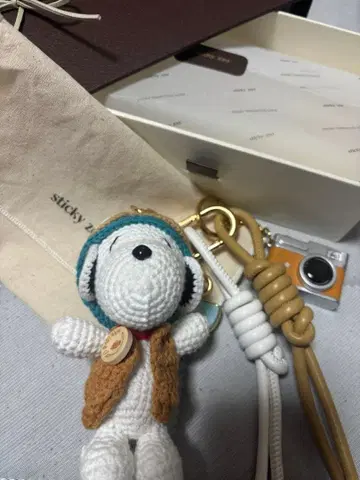 sticky zoo 스누피 키링