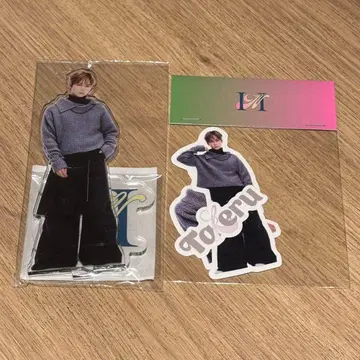 INI 고토 타케루 아크릴 스탠드 스티커 세트 팝업