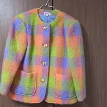 YUKI TORI 체크 무늬 자켓