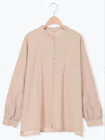 sm2 사만사 모스모스 소매 자수 블라우스 베이지 새상품