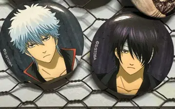 은혼 사카타 긴토키 타카스기 신스케 캔뱃지 세트