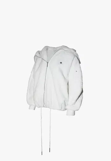 S 링 애심메트리 후디 레이스 화이트