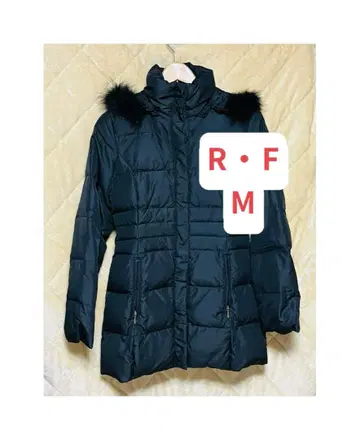 R F INTER REMIX 블랙 다운 자켓 M 클리닝 완료