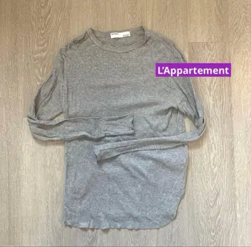 [ L'Appartement ] RIB LONGSLEEVE T-SHIRT