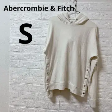Abercrombie & Fitch [S] 아이보리 후드티