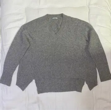 IENA 니트 캐시미어 울 스웨터 그레이 미사용 새상품