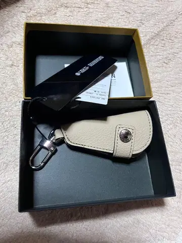 마스터피스 가죽 키케이스 베이지