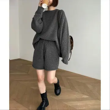 El mar 울 혼방 숏팬츠 SETUP