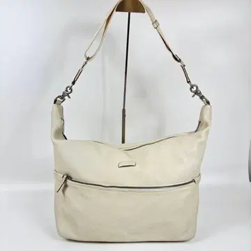 다니엘 앤 밥 숄더백 대용량 재스민 가죽 아이보리