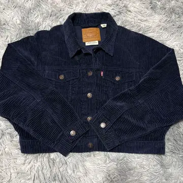 Levi's 네이비 코듀로이 자켓