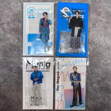 SnowMan 메구로 렌 아크릴 스탠드 4개 세트