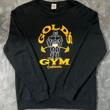 GOLD'S GYM 블랙 맨투맨 XL