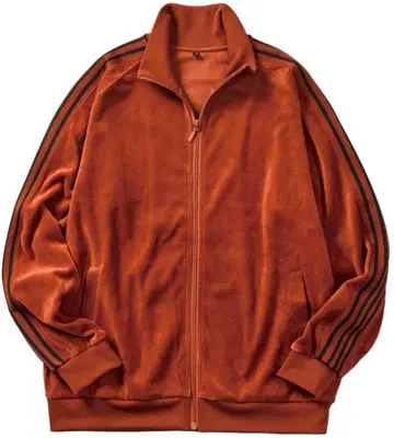 워크맨 벨로아 트랙 자켓 테라코타 L 사이즈 저지 남성용