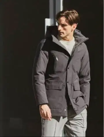 AOURE 아크테크 다운 아울 사이즈 L 카키