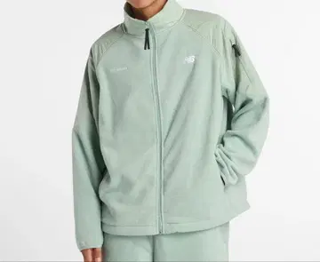 새상품 New Balance NB GREY 풀 집업 플리스 자켓