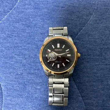 SEIKO 자동 와인딩 손목시계 블랙