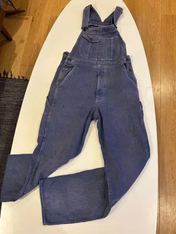 Wrangler BLUE BELL 복각 오버롤 빨간색 스티치 랭글러