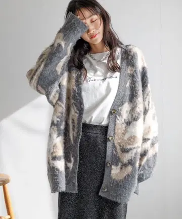 LOWRYSFARM 기모우가라 가디건 LS 992438