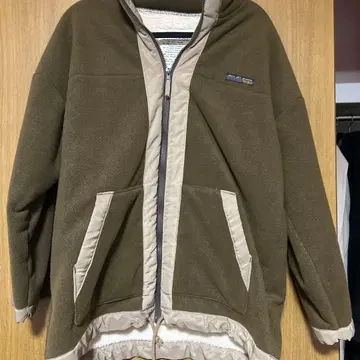 CUBE SUGAR 플리스 자켓 올리브