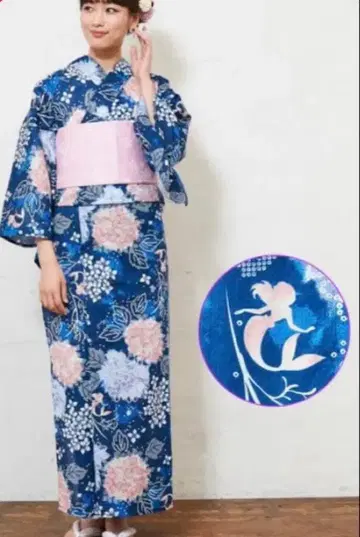 디즈니 아리엘 시마무라 유카타 2점