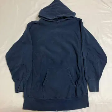 80s USA제 무지개 리버스 위브 후드티 네이비 90s