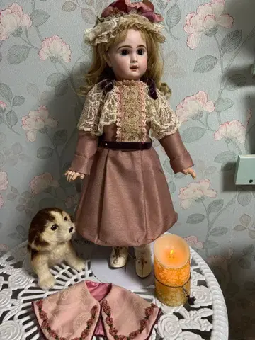 비스크돌 원피스와 케이프 세트