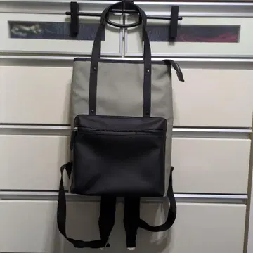 SIMON CARTER 사이먼 카터 PU 가죽 토트 백팩