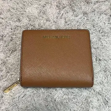[ 미사용 ] MICHAEL KORS 브라운 접이식 지갑