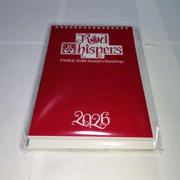 TWICE 시그 2026 한국판 데스크 달력