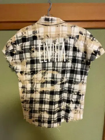 ELVIRA 타이다이풍 체크 셔츠 M 사이즈