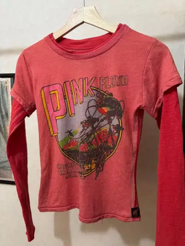 TRUNK SHOW PINK FLOYD 롱 슬리브 T셔츠 red