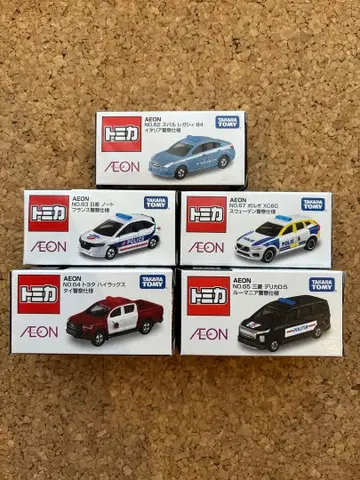 이온 오리지널 토미카 세계의 경찰 5대 세트