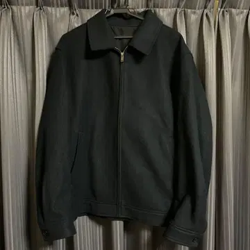 GU 코지 멜톤 집업 블루종